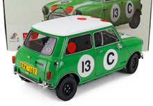 Mini Cooper S No. 13 Vincitore Bathurst Gallaher 500 Rauno Aaltonen Bob Holden 1966 Verde Bianco Sun-Star 1:12