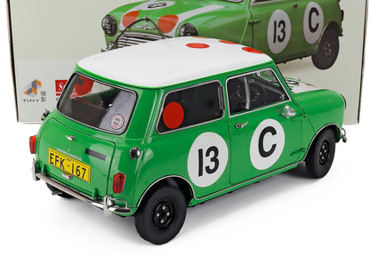 MORRIS - MINI COOPER S N 13 WINNER BATHURST GALLAHER 500 1966 RAUNO AALTONEN - BOB HOLDEN - GREEN WHITE
