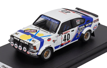 OPEL - Kadett GT/E (night version) N 40 RALLY TOUR DE CORSE 1979 YVES LOUBET - JEAN FRANCOIS ALEMANY - WHITE BLUE