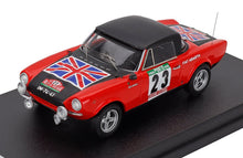 FIAT - 124 SPORT SPIDER 1600 (night version) N 23 RALLY PORTUGAL 1977 SANTINHO MENDES - SANTOS FERREIRA - RED BLACK
