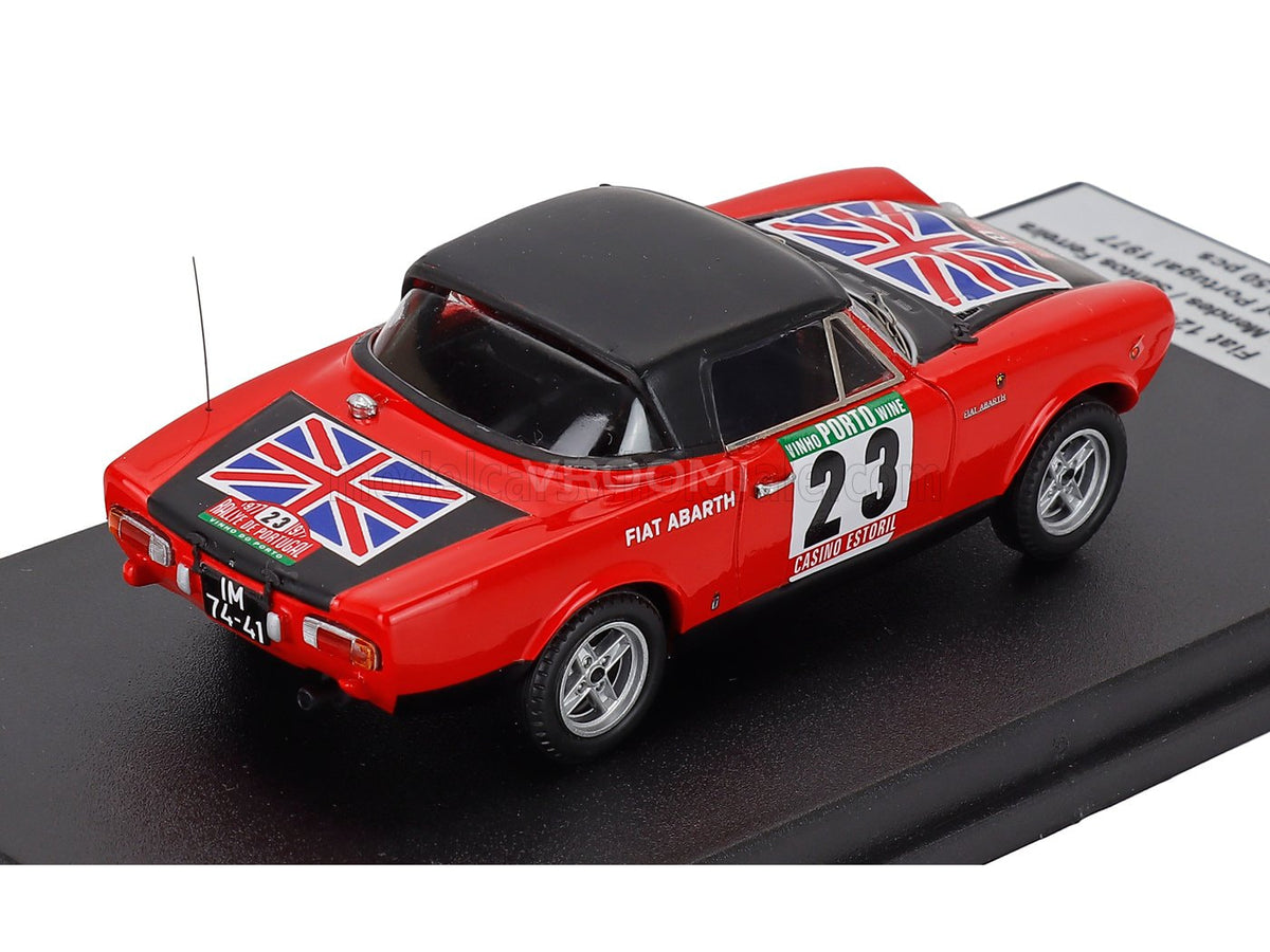 Fiat 124 Sport Spider 1600 No. 23 Santinho Mendes Santos Ferreira Rally Portugal 1977 Trofeu 1:43 scale model - image 2