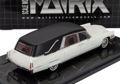 CADILLAC - SUPERIOR FUNERAL CAR - HEARSE - CARRO FUNEBRE 1970 - WHITE BLACK
