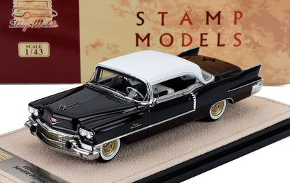 Cadillac Eldorado Seville Prototype 1956 Noir Blanc Stamp Models 1:43