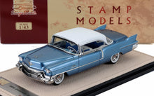 Cadillac Eldorado Seville 1956 Bahama Blue Metalizado Blanco Stamp Models 1:43