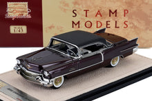 Cadillac Eldorado Seville 1956 Chantilly Maroon Metalizado Stamp Models 1:43