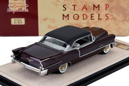 Cadillac Eldorado Seville 1956 Chantilly Maroon Métallisé Stamp Models 1:43