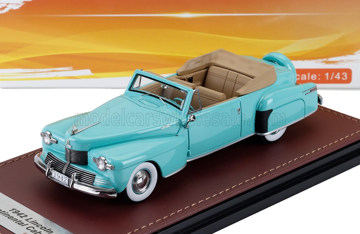 Lincoln Continental Cabriolet Open 1942 Suwanee Green GLM Models 1:43 scale model