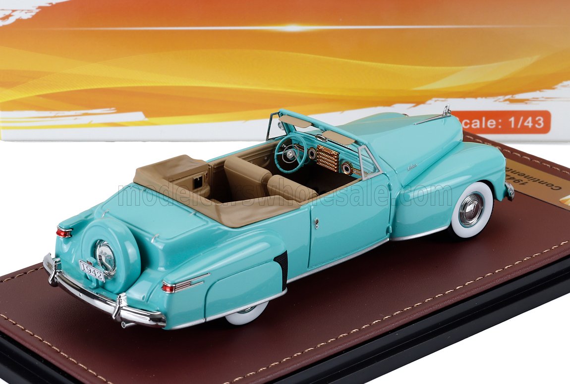 Lincoln Continental Cabriolet Open 1942 Suwanee Green GLM Models 1:43 scale model - image 2