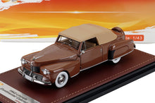 Lincoln Continental Cabriolet Closed 1942 Chetwyn Beige GLM Models 1:43 scale model