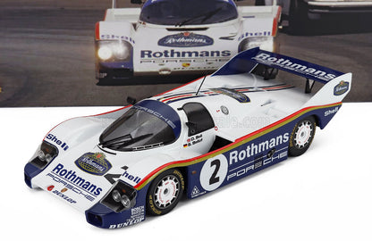 PORSCHE - 956K N 2 TEAM ROTHMANS WINNER 1000km SANDOWN PARK SPORTSCAR 1984 STEFAN BELLOF - DEREK BELL - WHITE BLUE