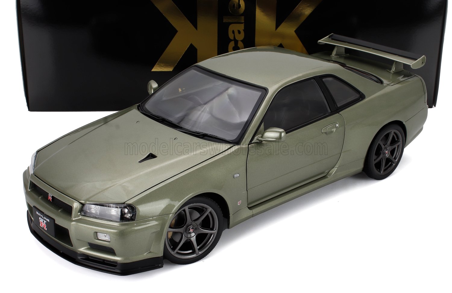 NISSAN | SKYLINE GT-R (R34) V-SPEC NUR 2001 - CERCHI OEM - OEM RIMS - GREEN MET