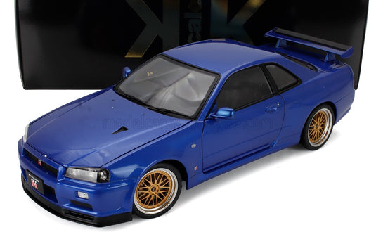 NISSAN | SKYLINE GT-R (R34) V-SPEC II 2001 - BBS-velgen - BBS-velgen - BLAUW MET