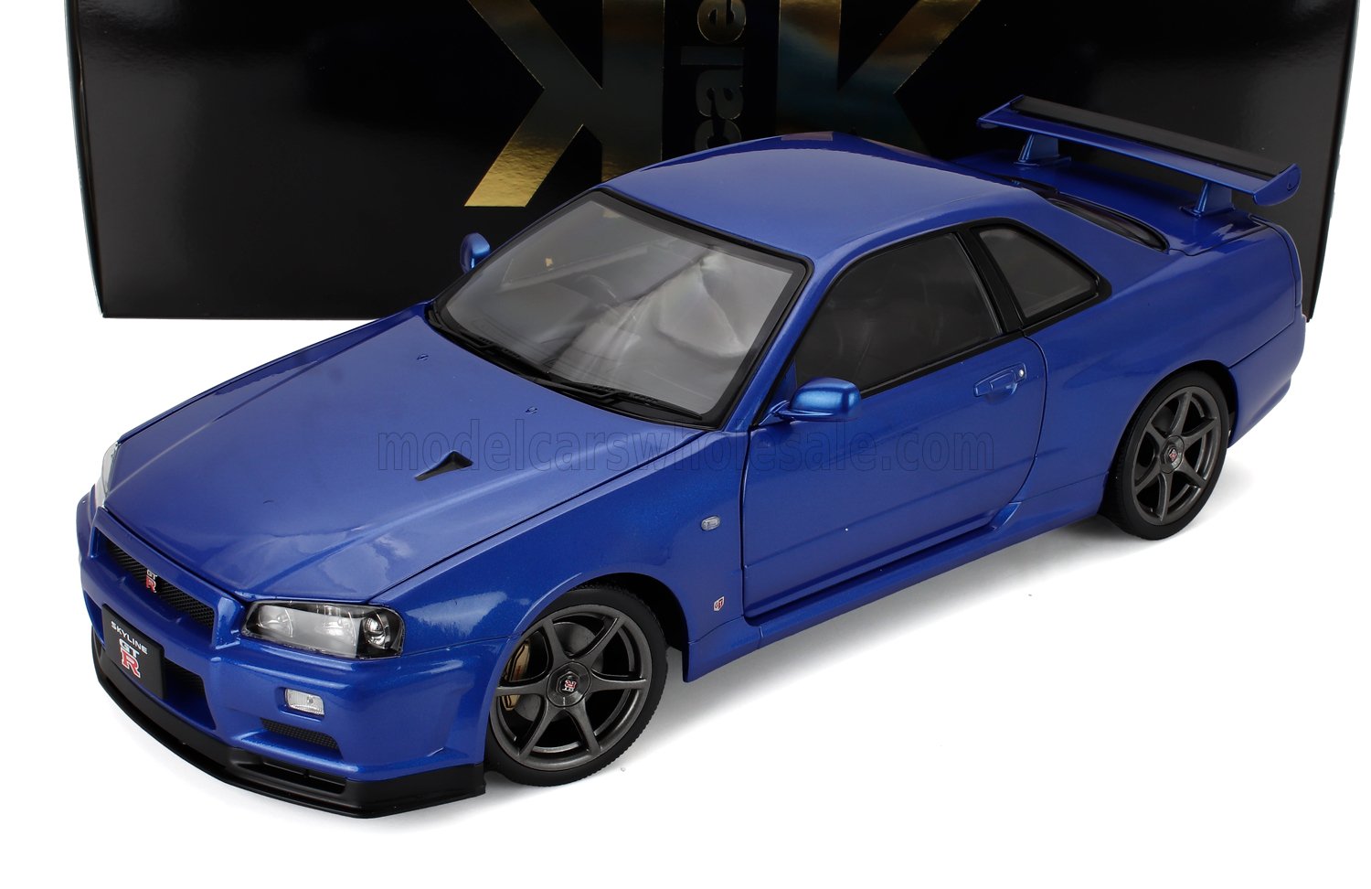 NISSAN | SKYLINE GT-R (R34) V-SPEC II 2001 - CERCHI OEM - OEM RIMS - BLUE MET