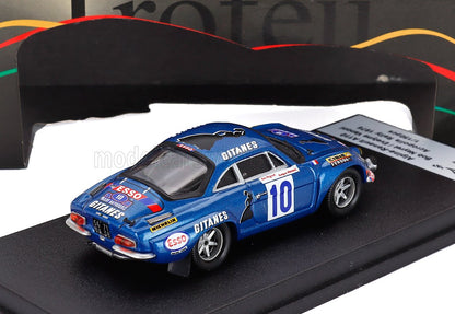 RENAULT - ALPINE A110 COUPE (night version) N 10 RALLY ACROPOLIS 1976 BOB NEYRET - EVELYNE VANONI - BLUE MET