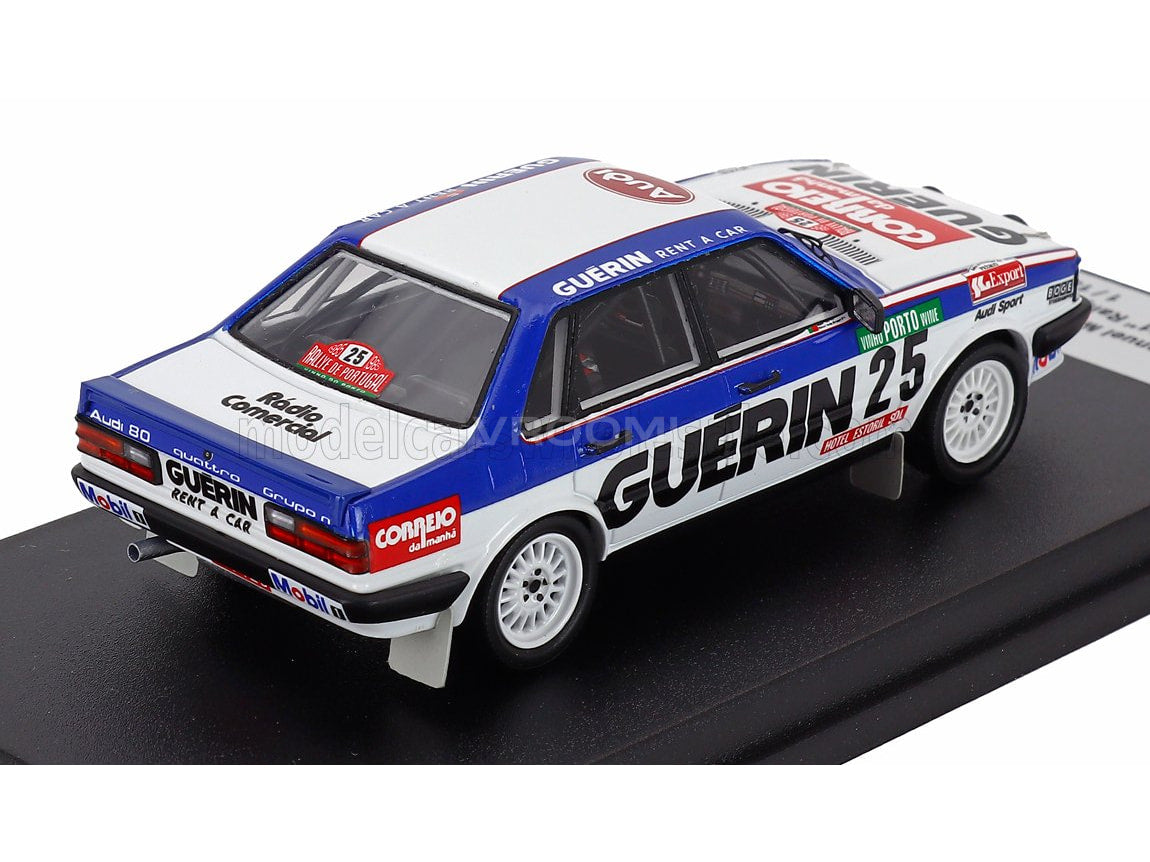 Audi 80 Quattro No. 25 Manuel Mello Breyner Jose Lopes Rally Portugal 1985 Night Version Trofeu 1:43 scale model - image 2