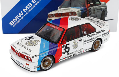 BMW - M3 3-SERIES (E30) TEAM SCHNITZER N 35 WINNER 24h NURBURGRING 1989 EMANUELE PIRRO - ROBERTO RAVAGLIA - FABIEN GIROIX - WHITE RED BLUE