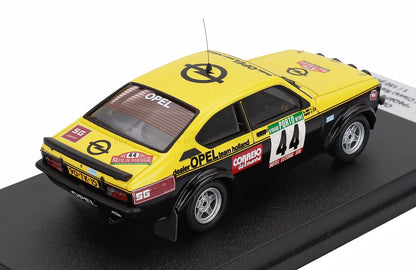 OPEL - KADETT GT/E (night version) N 44 RALLY PORTUGAL 1980 PEQEPE - MANUEL JONET - BLACK YELLOW