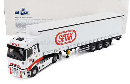 RENAULT - T-LINE HIGH TRUCK SETAK TELONATO TRANSPORTS 2023 - WHITE