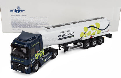 RENAULT - T480 TANKER TRUCK ARTIS BIO 100 TRANSPORTS 2021 - BLUE WHITE