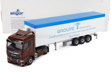 Eligor 1:43 scale model car of MAN truck with Groupe T trailer, detailed die-cast replica for collectors at Vroomi
