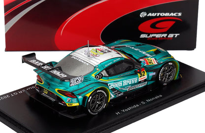 TOYOTA - SUPRA GR TEAM SAITANA GREEN BRAVE N 52 GT300 CLASS SUPER GT 2025 HIROKI YOSHIDA - SEITA NONAKA - GREEN MET SILVER