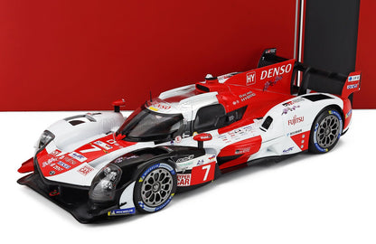 TOYOTA - GR010 3.5L V6 TWIN TURBO HYBRID TEAM GAZOO RACING N 7 24h LE MANS 2023 MIKE CONWAY - KAMUI KOBAYASHI - JOSE MARIA LOPEZ - WHITE RED