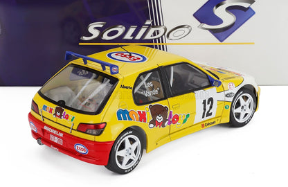 PEUGEOT - 306 MAXI N 12 RALLY CONDROZ 1997 JEAN PIERRE VAN DE WAUVER - JEAN VAN DER SCHUEREN - YELLOW WHITE