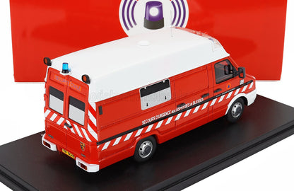 IVECO FIAT - DAILY VAN PICOT VSAB SECURITE CIVILE SAPEURS POMPIERS DE PARIS 1996 - RED WHITE