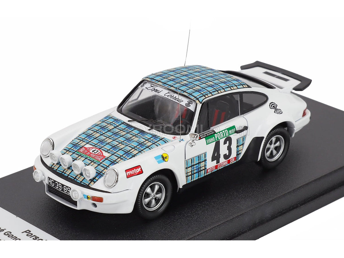 Porsche 911 SC Team Lopes Correia No. 43 Gonçalves Oliveira Rally of Portugal 1979 Trofeu 1:43 scale model