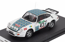 PORSCHE - 911 SC (night version) N 43 RALLY OF PORTUGAL 1979 JOSE GONCALVES - MIGUEL OLIVEIRA - WHITE BLUE