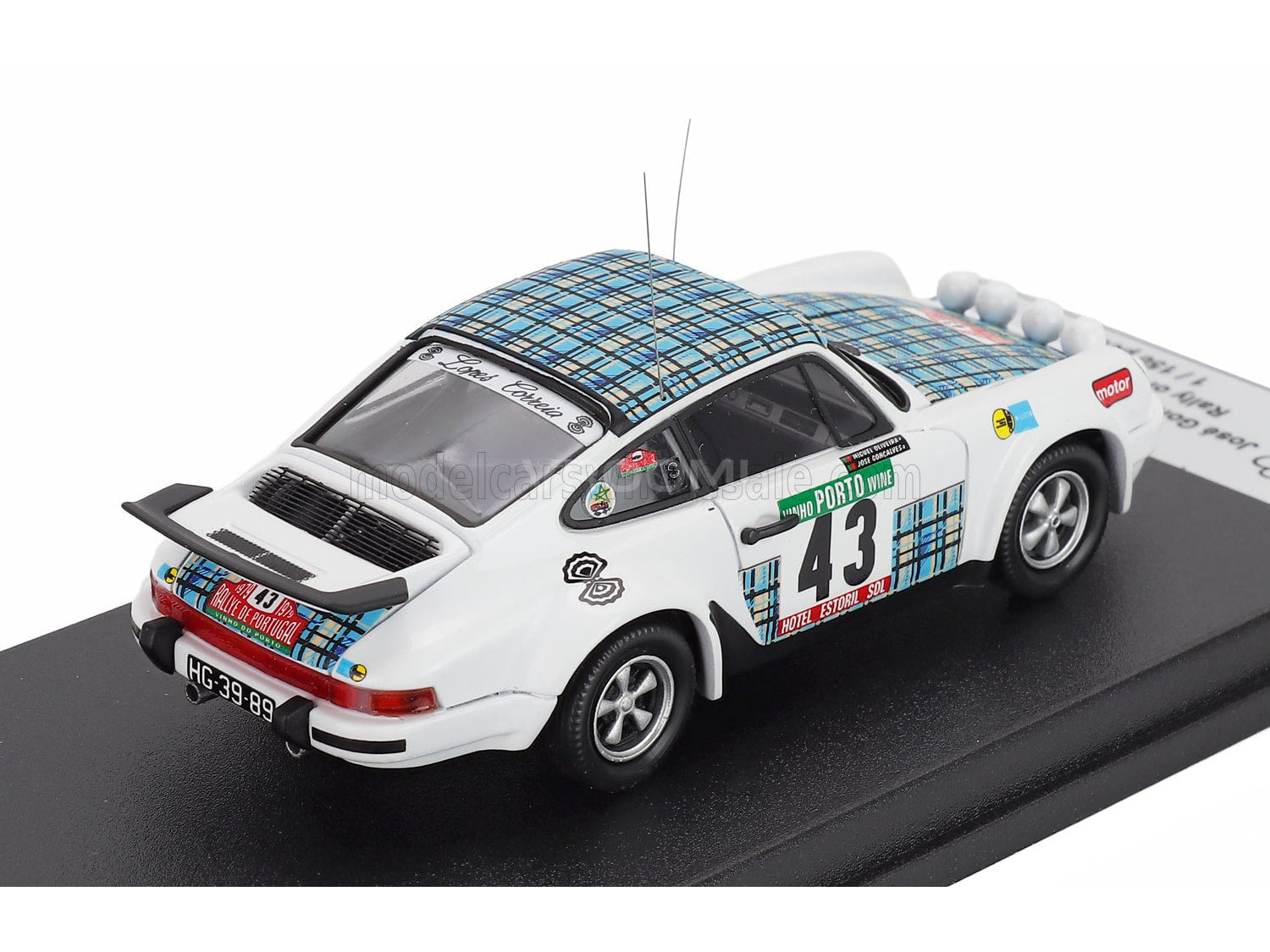 Porsche 911 SC Team Lopes Correia No. 43 Gonçalves Oliveira Rally of Portugal 1979 Trofeu 1:43 scale model - image 2