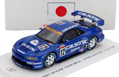 NISSAN - SKYLINE GT-R (R34) 3.0L TWIN TURBO V6 TEAM CALSONIC IMPUL N 12 JGTC GT500 1999 KAZUYOSHI HOSHINO - MASAHYKO KAGEYAMA - BLUETTE