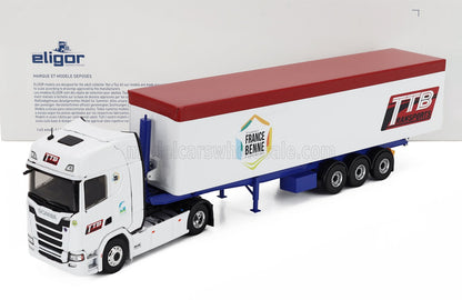 SCANIA - S500 TRUCK CASSONATO TTB TRANSPORTS 2024 - WHITE