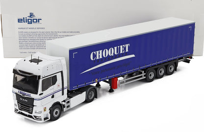 MAN - TGX GX TELONATO CHOQUET TRANSPORTS 2021 - WHITE BLUE