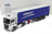 MAN TGX GX Choquet Transports Tarpaulin 2021 White Blue Eligor 1:43 scale model