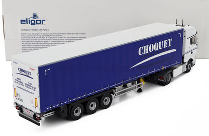 MAN - TGX GX TELONATO CHOQUET TRANSPORTS 2021 - WHITE BLUE