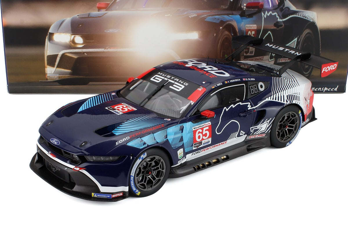 Ford Usa Mustang Gt3 2025 1:18 scale model car by IXO MODELS — Vroomi