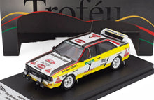 AUDI - QUATTRO A2 (night version) N 7 RALLY OF PORTUGAL 1984 STIG BLOMQVIST - BJORN CEDERBERG - WHITE YELLOW