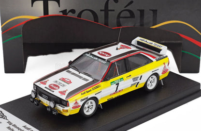 AUDI - QUATTRO A2 (night version) N 7 RALLY OF PORTUGAL 1984 STIG BLOMQVIST - BJORN CEDERBERG - WHITE YELLOW