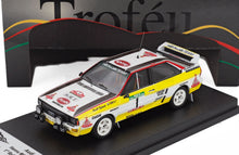 AUDI - QUATTRO A2 TEAM AUDI SPORT (night version) N 1 WINNER RALLY OF PORTUGAL 1984 HANNU MIKKOLA - ARNE HERTZ - WHITE YELLOW