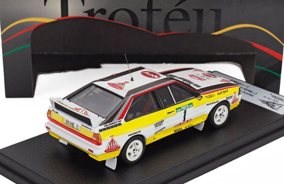 AUDI - QUATTRO A2 TEAM AUDI SPORT (night version) N 1 WINNER RALLY OF PORTUGAL 1984 HANNU MIKKOLA - ARNE HERTZ - WHITE YELLOW