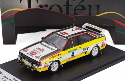 AUDI - QUATTRO A2 TEAM AUDI SPORT (night version) N 4 RALLY OF PORTUGAL 1984 WALTER ROHRL - CHRISTIAN GHEISTDORFER - WHITE YELLOW
