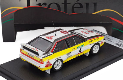 AUDI - QUATTRO A2 TEAM AUDI SPORT (night version) N 4 RALLY OF PORTUGAL 1984 WALTER ROHRL - CHRISTIAN GHEISTDORFER - WHITE YELLOW