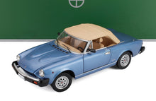 FIAT - 124 PININFARINA SPIDER EUROPA CABRIOLET SOFT-TOP 1982 - LIGHT BLUE MET