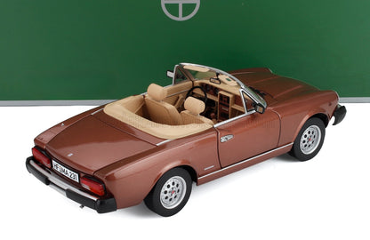 FIAT - 124 PININFARINA SPIDER EUROPA CABRIOLET SOFT-TOP 1982 - LIGHT BROWN MET