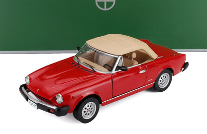 FIAT - 124 PININFARINA SPIDER EUROPA CABRIOLET SOFT-TOP 1982 - RED