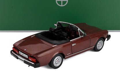 FIAT - 124 PININFARINA SPIDER EUROPA CABRIOLET SOFT-TOP 1982 - BROWN MET