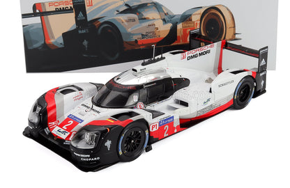 PORSCHE - 919 HYBRID 2.0L TURBO V4 TEAM PORSCHE N 2 WINNER 24h LE MANS 2017 TIMO BERNHARD - EARL BAMBER - BRENDON HARTLEY - WHITE RED BLACK