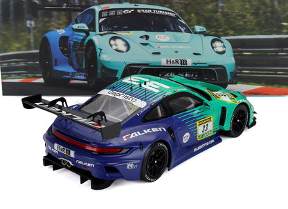 PORSCHE - 911 992 GT3 R TEAM FALKEN MOTORSPORTS N 33 24h NURBURGRING 2025 JULIEN ANDLAUER - NICO MENZEL - SVEN MULLER - ALESSIO PICARIELLO - GREEN BLUE