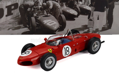 FERRARI - F1  156 SHARKNOSE N 18 FRENCH GP 1961 RICHIE GINTHER - RED